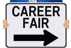 Career Fair sign